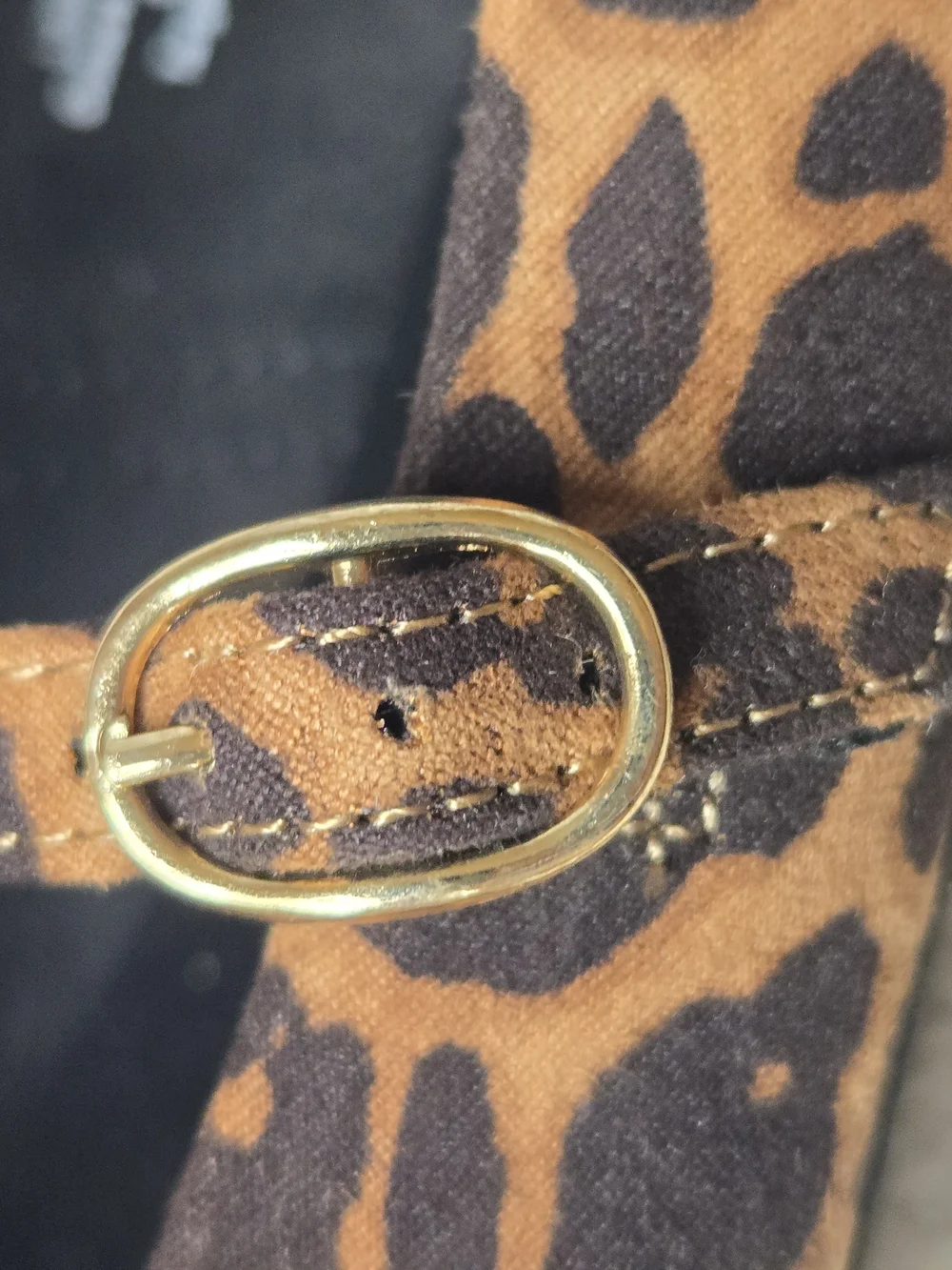 Art Class leopard print Mary Jane Flats